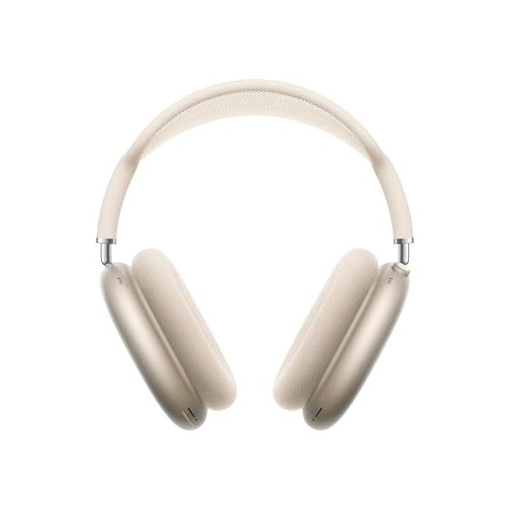 AppleAirPodsMax2WirelessOver-EarHeadphones,ActiveNoiseCancellation,AdaptiveAudio,PersonalizedSpatialAudio,LiveTranslation,BluetoothHeadphonesforiPhone–Starlight|WirelessaudioandnoisecancellationwithUSB-Cchargingandtransparencymode