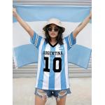 2026 Soccer Cup Shirt Women Oversized Mexico Brazil Shirts Funny Argentina Soccer Jerseys Spain V Neck T Shirts