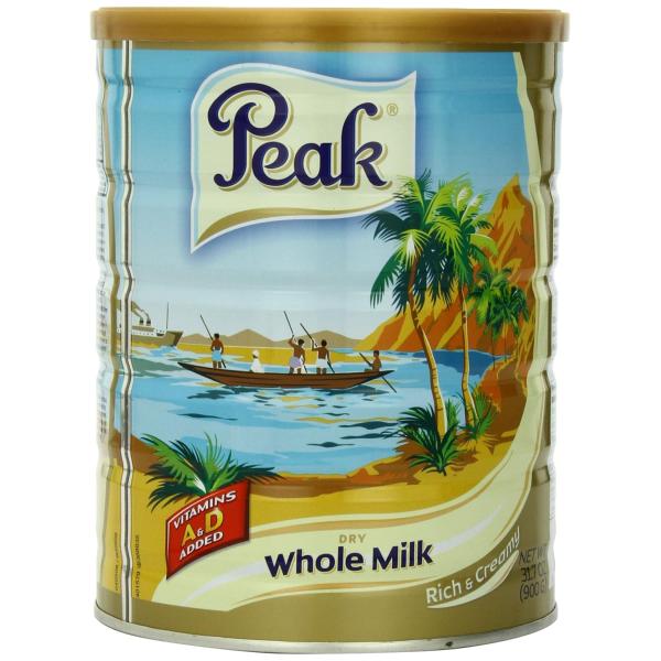 Peak Dry Whole Milk Powder, 900-Grams (Packaging May Vary)