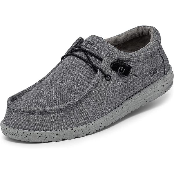 Hey Dude Men's Wally Multiple Colors | Men’s Shoes | Men's Lace Up Loafers | Comfortable & Light-Weight