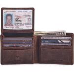Cochoa Men's Real Leather RFID Blocking Bifold Wallet Stylish Anti Theft Security With 2 ID Window