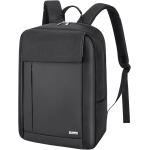 Voova Travel Laptop Backpack for Men Women, Slim Lightweight Backpack School Bookbag with Laptop Compartment for Work Business and College, Waterproof Computer Bag Fits 14-15.6 Inch Notebook, Black