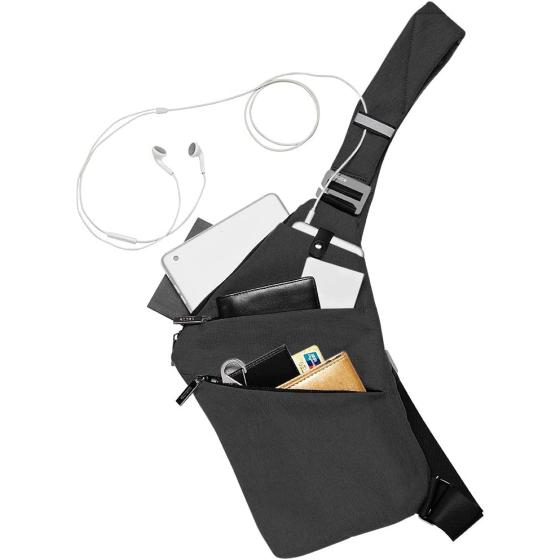 OSOCE Sling Bag Chest Backpack Casual Daypack Black Shoulder Crossbody Lightweight Anti Theft Outdoor Sport Travel Hiking Bag For Men Women