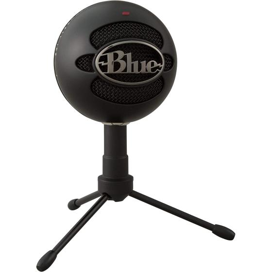 Logitech for Creators BlueSnowball iCE USB Microphone for PC, Mac, Gaming, Recording, Streaming, Podcasting, with Cardioid Condenser Mic Capsule, Adjustable Desktop Stand&USB cable, Plug&Play – Black