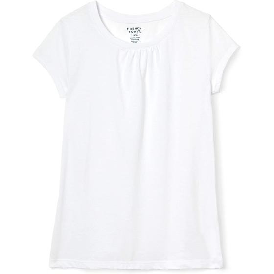 French Toast Girls' Short Sleeve Crewneck Tee