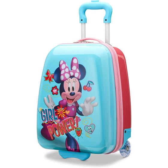 American Tourister Kids' Disney Hardside Upright Luggage, Minnie Mouse 2, Carry-On 16-Inch