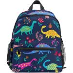 OREZI Colorful Dinosaur Toddler Bag with Chest Clip for Boys Girls,Dinoaur Backpack Kid's Toddler Schoolbag Preschool Bag Travel Bacpack