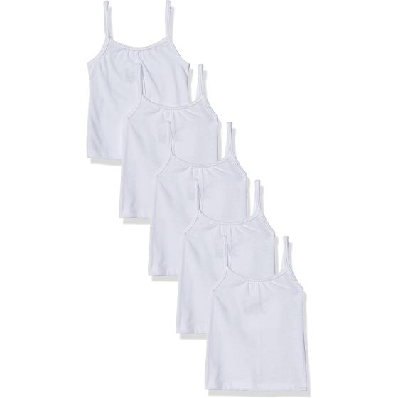 Hanes Girls' Camisole, 100% Cotton Tagless Cami, Toddler Sizing, Multiple Packs & Colors Available