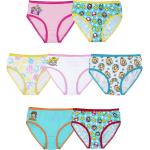 Nintendo Girls' Super Mario 7-Pack 100% Combed Cotton Underwear Available in Size 4, 6, and 8