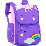 HT?HONOR . TRUST Girls Backpack for Preschool Toddler,15inch Kids Backpacks for Girls Purple Bookbags Kindergarten Children's School bag