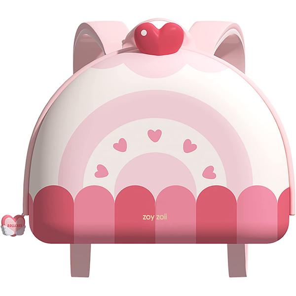 Zoy zoii Kids Backpack Cute Toddler Backpack for Girls year 2-5, Children Preschool Mini Travel Bag Cacual Daypack- Dream Series Roll Cake