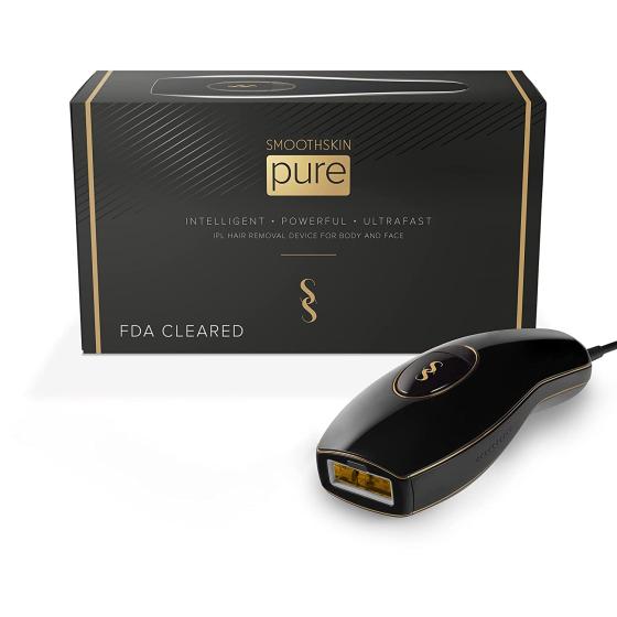 SmoothSkin Pure Intelligent Ultrafast IPL Permanent Hair Reduction for Women & Men - Body & Face – FDA Cleared