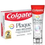 Colgate Total Plaque Pro Release Whitening Toothpaste, 3 Oz Tube, 2 Pack