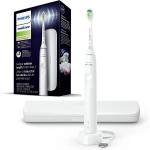 PHILIPS Sonicare Electric Toothbrush DiamondClean, Phillips Sonicare Rechargeable Toothbrush with Pressure Sensor, Sonic Electronic Toothbrush, Travel Case, White