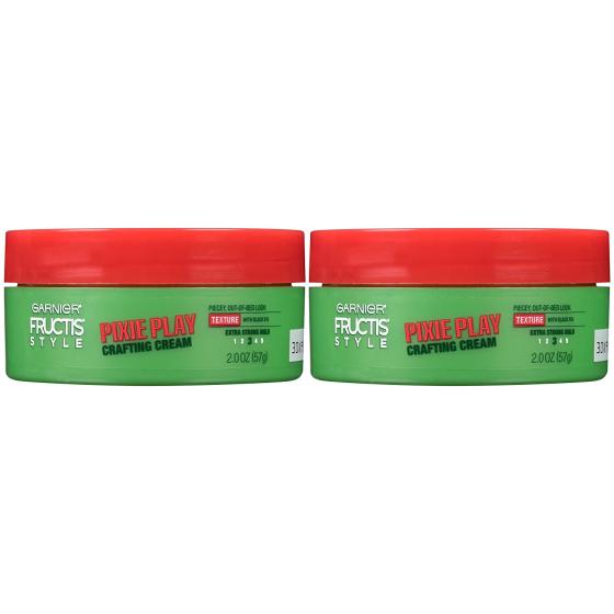 Garnier Fructis Style Pixie Play Crafting Cream, Extra Strong Hold, 2.0 Oz, 2 Count (Packaging May Vary)