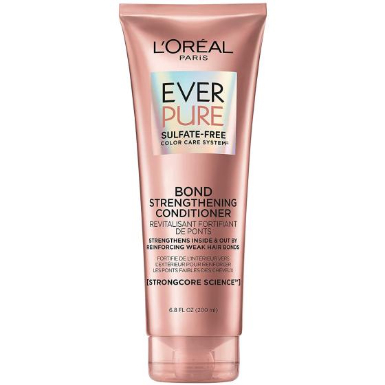 L'Oreal Paris EverPure Bonding Conditioner, Strengthening, Reinforces Weak Hair, Vegan, 6.8 Fl Oz