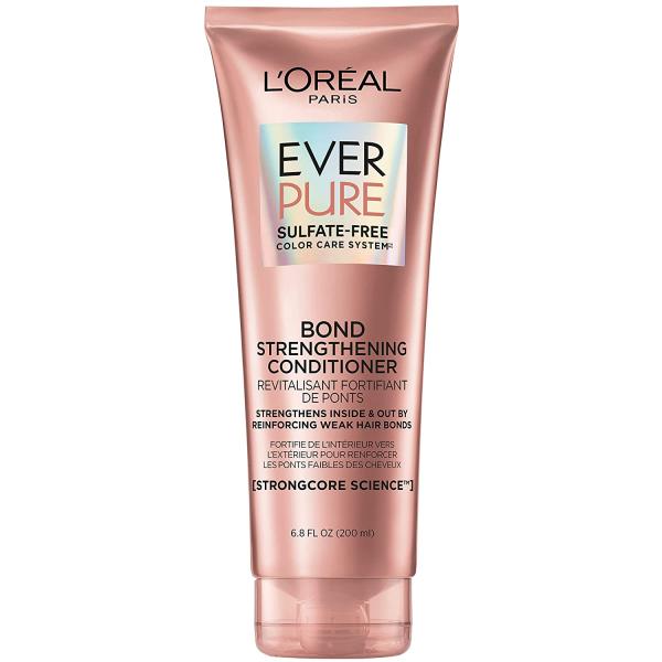 L'Oreal Paris EverPure Bonding Conditioner, Strengthening, Reinforces Weak Hair, Vegan, 6.8 Fl Oz