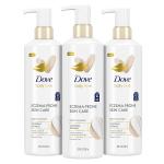 Dove Body Love Body Cleanser Eczema-Prone Skin Care Colloidal Oatmeal 3 Count Fragrance Free Body Wash Instantly Soothes & Nourishes Dry-Itchy Skin 17.5 FO