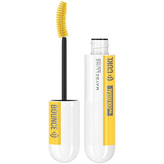 Maybelline Volum' Express Colossal Curl Bounce Washable Curling Mascara, Very Black, 1 Count