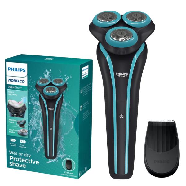 Philips Norelco Shaver for Men Rechargeable Wet/Dry Mens Electric Shavers Electric Razor for Men- Modern Steel Metallic
