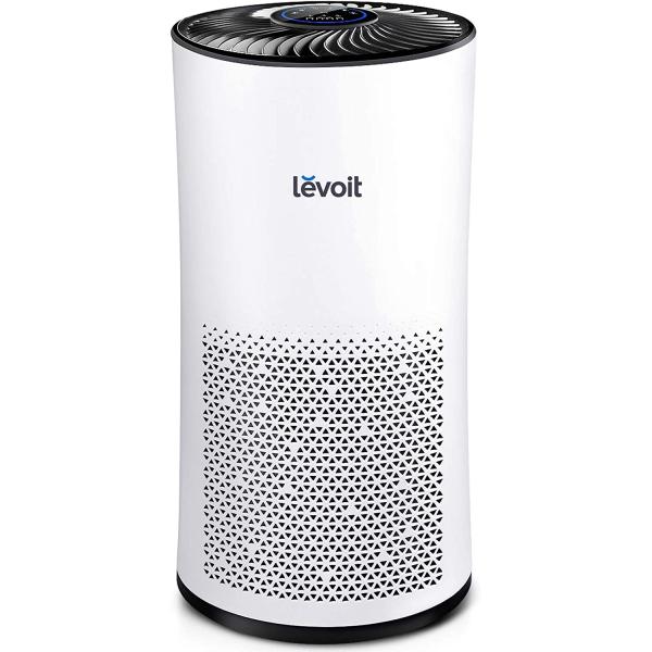 LEVOIT Air Purifier for Home Large Room, H13 True HEPA Filter for Bedroom, Auto Mode, Cleaners for Allergies and Pets, Smoke Mold Pollen Dust, LV-H133, White