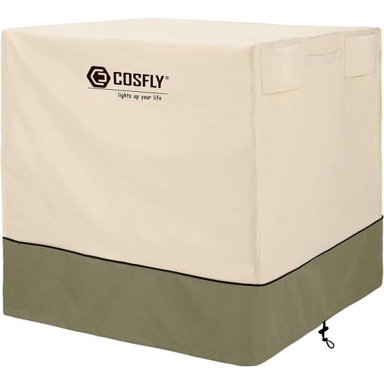 COSFLY Air Conditioner Cover for Outside Units-Durable AC Cover Water Resistant Fabric Windproof Design -Square Fits up to 36 x 36 x 39 inches
