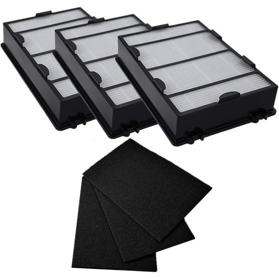 3 Pack Hapf600 Replacement Filters Kit fit for Holmes HAP615 HAP625 HAP650 Hapf600 filter B (Hapf600 Replacement Filters, Air Purifier Parts & Accessories)