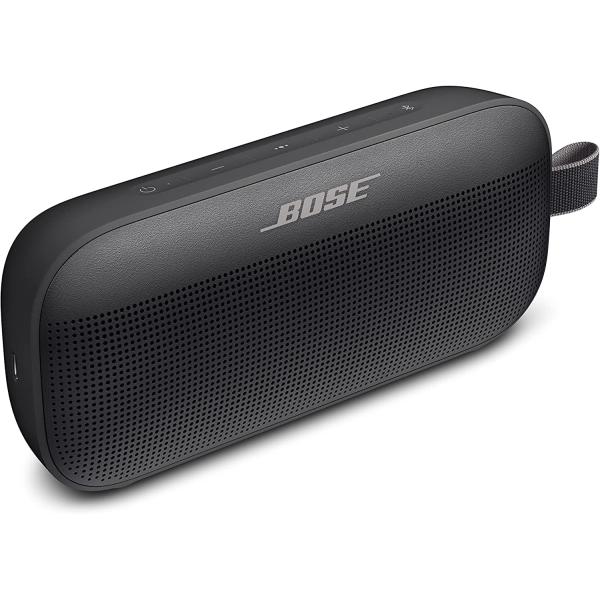 Bose SoundLink Flex Bluetooth Portable Speaker, Wireless Waterproof Speaker for Outdoor Travel - Black