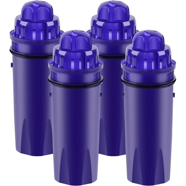 ICEPURE Pitcher Water Filter Replacement for PUR CRF950Z, CRF-950Z, PPF900Z, PPF951K, PPT700W, CR-1100C, CR1100CV, DS-1800Z, PPT711W, PPT711B, PPT111W and More PUR Pitcher and Dispensers System, 4PACK
