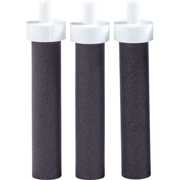 Brita Water Filter Replacements for Water Bottles, Lasts 2 Months, Reduces Chlorine Taste and Odor, 3 Count