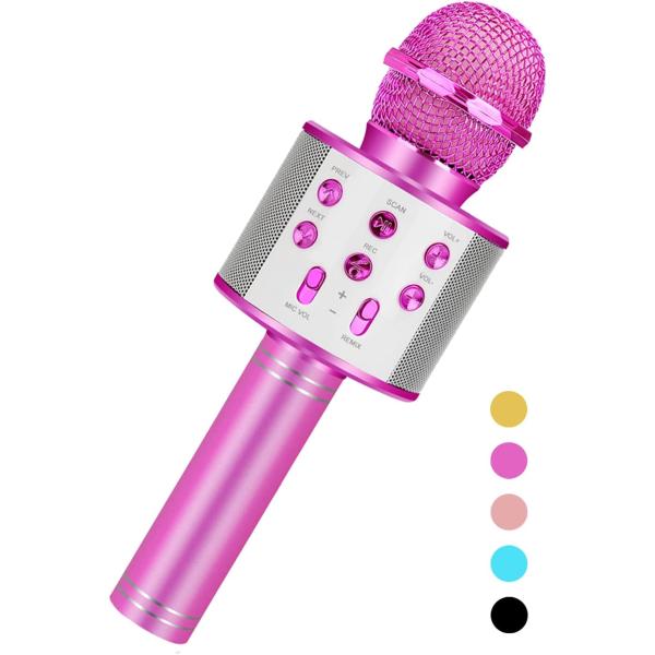 Niskite Kids Toys for 3-14 Year Old Girls Gifts,Karaoke Microphone Machine for Kids Toddler Toys Age 4-12, Christmas Birthday Valentine Gifts for 5 6 7 8 9 10 Year Old Teens Girl
