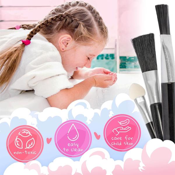 FoxPrint Kids Makeup Kit for Girls, Soft to skin, Easy to wash, 23 Pc Princess Makeup Set Toys Girls & Kids, Carrying Cosmetic Purse for Easy Storage
