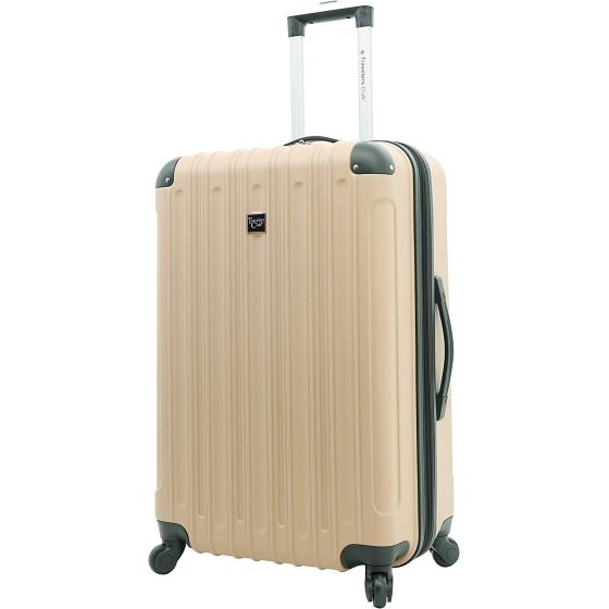 Travelers Club Midtown Hardside 4-Piece Luggage Travel Set， Tan