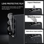 CENMASO [6-in-1]] for Samsung Galaxy Z Fold 4 Screen Protector,2 Pack Front Inner Screen + 2 Pack Tempered Glass Camera Lens Protector TPU 3D Soft Protective Film for Samsung Z Fold 4-Transparent