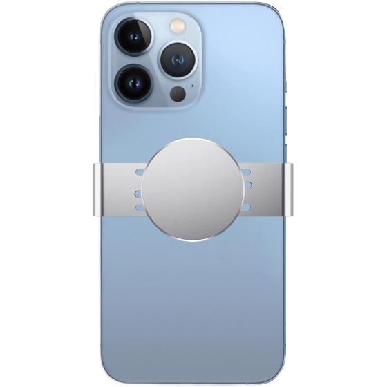 ALLHELP Metal Mobile Phone Clip Magnetic car [Clamp and Remove at Any time] Phone Clip for All Magnet Car Holder Cell Phone Magnetic Plate Compatible with iPhone 14 Pro Max, Samsung, and More