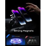 LISEN Fits MagSafe Car Mount for iPhone Holder [20 Strongest Magnets] Magnetic Phone Holder for Car Vent Car Accessories Cell Phone Holder Mount for iPhone 14 13 12 Pro Max Mini Plus MagSafe Case