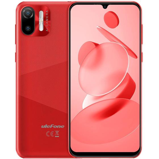 Ulefone Unlocked Cell Phones, Note 6 Android 11 Unlocked Smartphones, Ultra-Slim Lightweight, Triple Card Slots, 6.1" Waterdrop Full-Screen Dual SIM Phones, 3300mAh, Face Unlock, US Version - Black