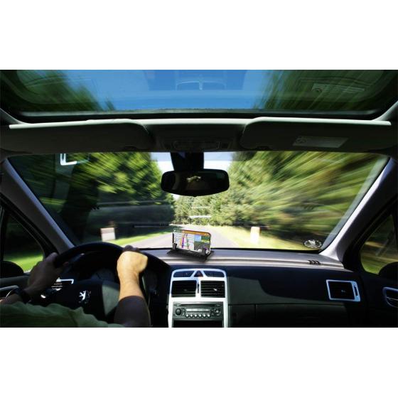 Cell Phone Holder for Car, AONKEY Dashboard Car Pad Mat Vehicle GPS Mount Universal Fit All Smartphones, Compatible iPhone Xs/XS Max XR X 6S 7/8 Plus, Galaxy Note 9/8 S8/S9/S10 Plus J7 J3, Pixel 3 XL