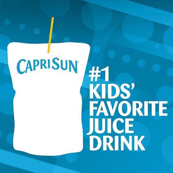 Capri Sun Roarin' Waters Grape Ready-to-Drink Juice (40 Pouches, 4 Boxes of 10)