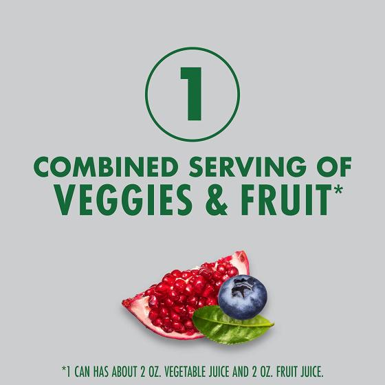 V8 +ENERGY Pomegranate Blueberry Energy Drink, Made With Real Vegetable And Fruit Juices, 8 Ounce Can (Case of 24)