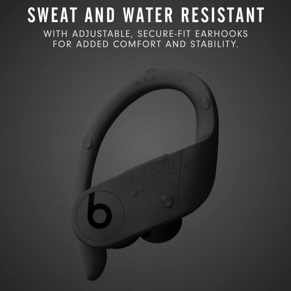 Beats Powerbeats Pro Wireless Earbuds - Apple H1 Headphone Chip， Class 1 Bluetooth Headphones， 9 Hours of Listening Time， Sweat Resistant， Built-in Microphone - Black