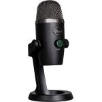 Blue Yeti Nano Premium USB Microphone for PC， Mac， Gaming， Recording， Streaming， Podcasting， Condenser Mic with Blue VO!CE Effects， Cardioid and Omni， No-Latency Monitoring - Blackout