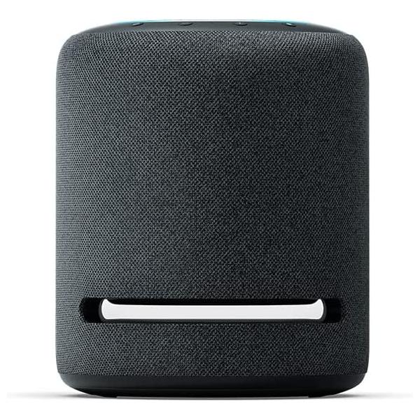 Echo Studio | Our best-sounding smart speaker ever - With Dolby Atmos， spatial audio processing technology， and Alexa | Charcoal