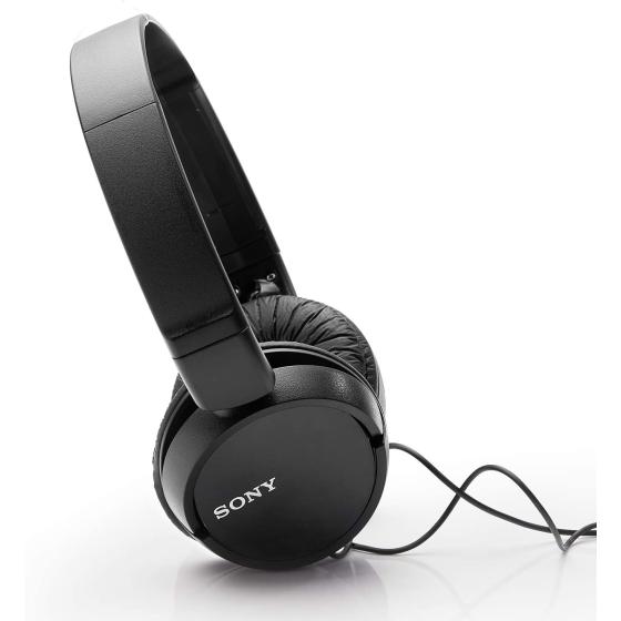Sony ZX Series Wired On-Ear Headphones， Black MDR-ZX110