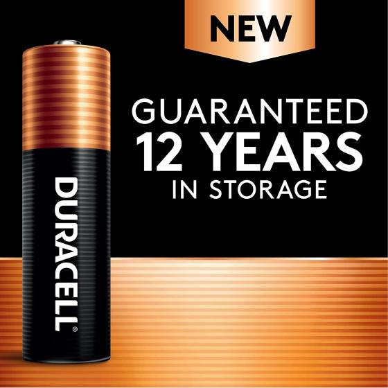 Duracell Coppertop AA Batteries with Power Boost Ingredients， 20 Count Pack Double A Battery with Long-lasting Power， Alkaline AA Battery for Household and Office Devices