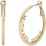 Michael Kors Women's Silver, Rose Gold & Gold Hoop Earrings