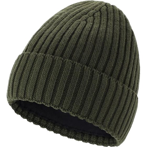 Connectyle Classic Men's Warm Winter Hats Thick Knit Cuff Beanie Cap with Lining
