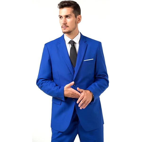 Men’s Suits 3 Piece Suits for Men Slim Fit Wedding Prom Tuxedo Suit Set Business Formal Suit Jacket Vest Pants Set