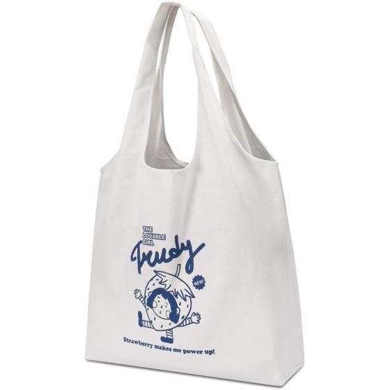 CGBE Canvas Tote Bag, Reusable Grocery Bags With Inner Pocket, Large Capacity Shopping Tote Bag For Women Machine Washable