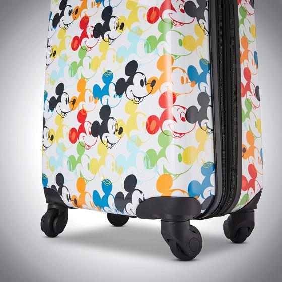 AMERICAN TOURISTER Disney Hardside Luggage with Spinner Wheels, Mickey Mouse 2, 2-Piece Set (18/21)